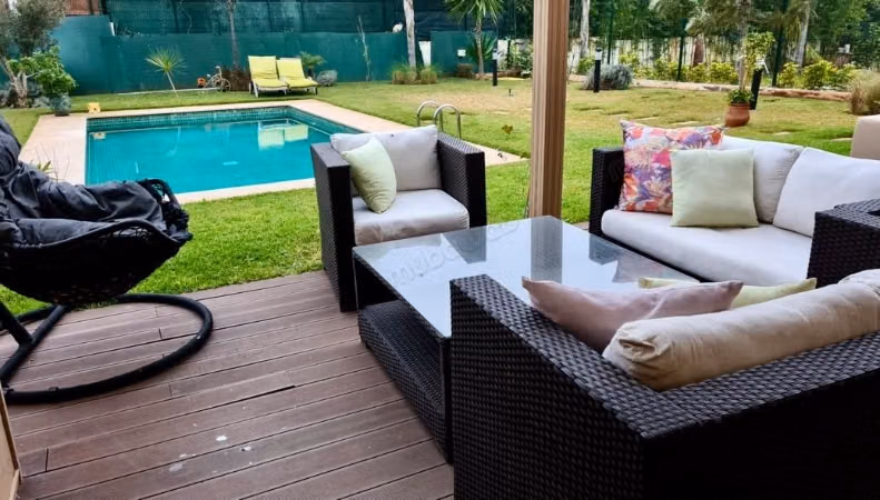 Appart de luxe à louer 
palmerie Ville Verte – Bsk