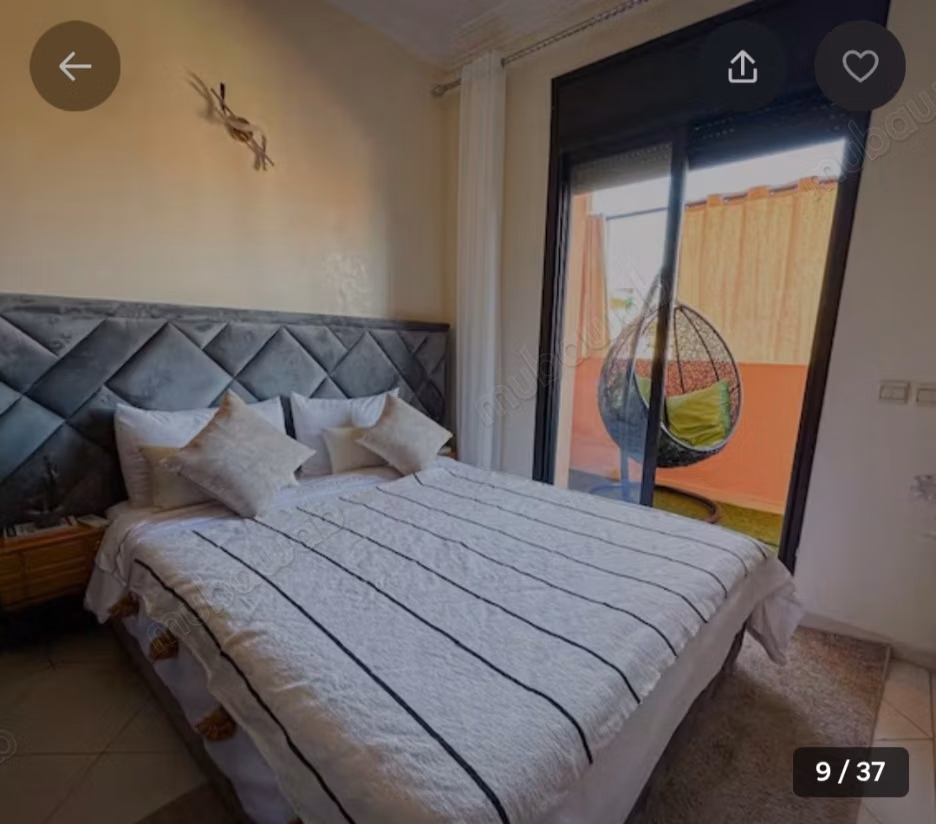 Louez cet appartement à Guéliz. 2 chambres agréables. Meublé
