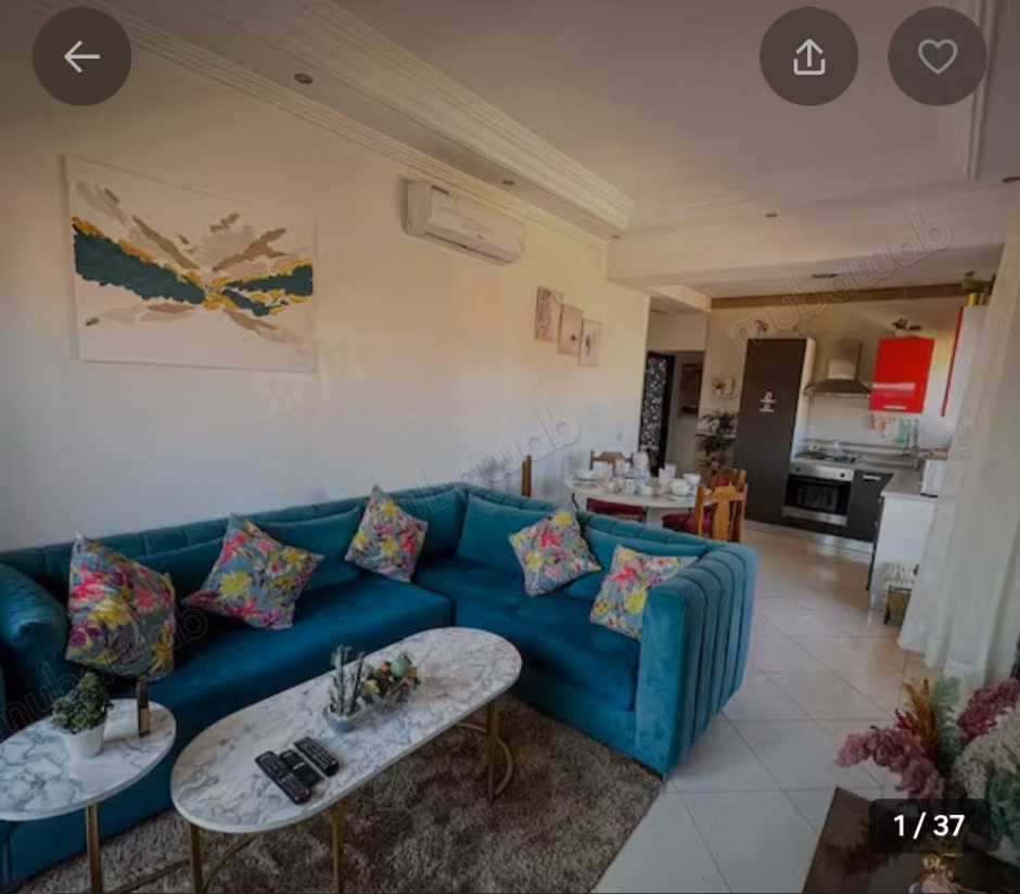 Louez cet appartement à Guéliz. 2 chambres agréables. Meublé