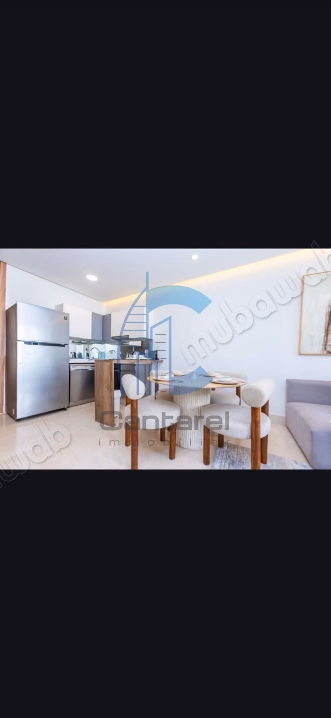 À louer studio moderne de 55m² au triangle d'or