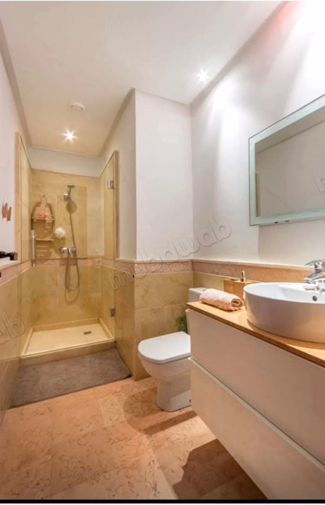 Appartement en location à Agdal. Surface totale 128 m². Bien meublé