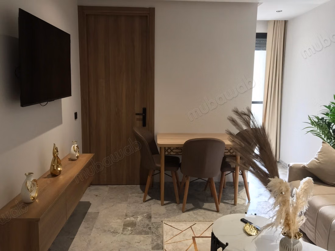 New furnished studio Abdelmoumen – parking, balcony