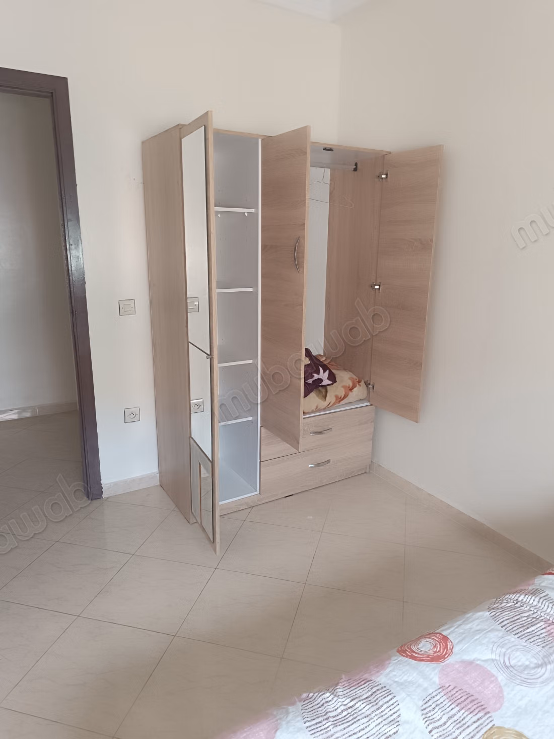 Superbo appartamento in affitto a Riad Essalam. 2 belle camere. Ben arredato