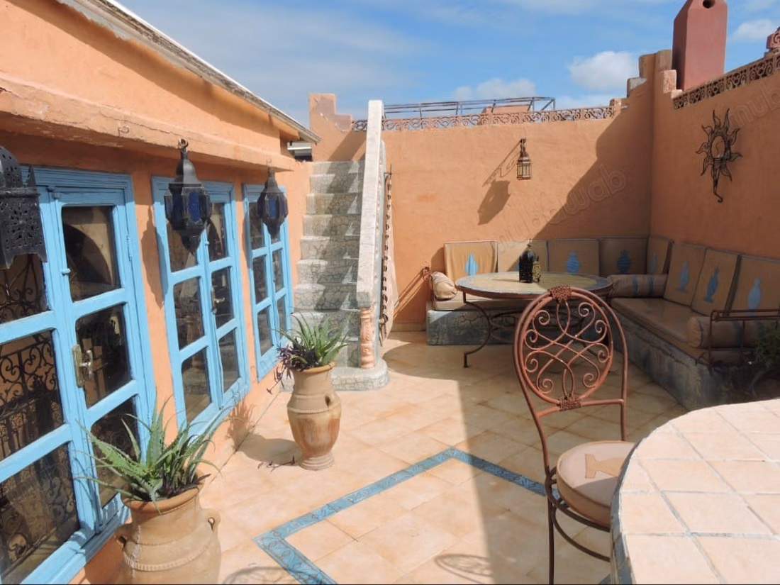 Appartement style riad, résidence avec piscine