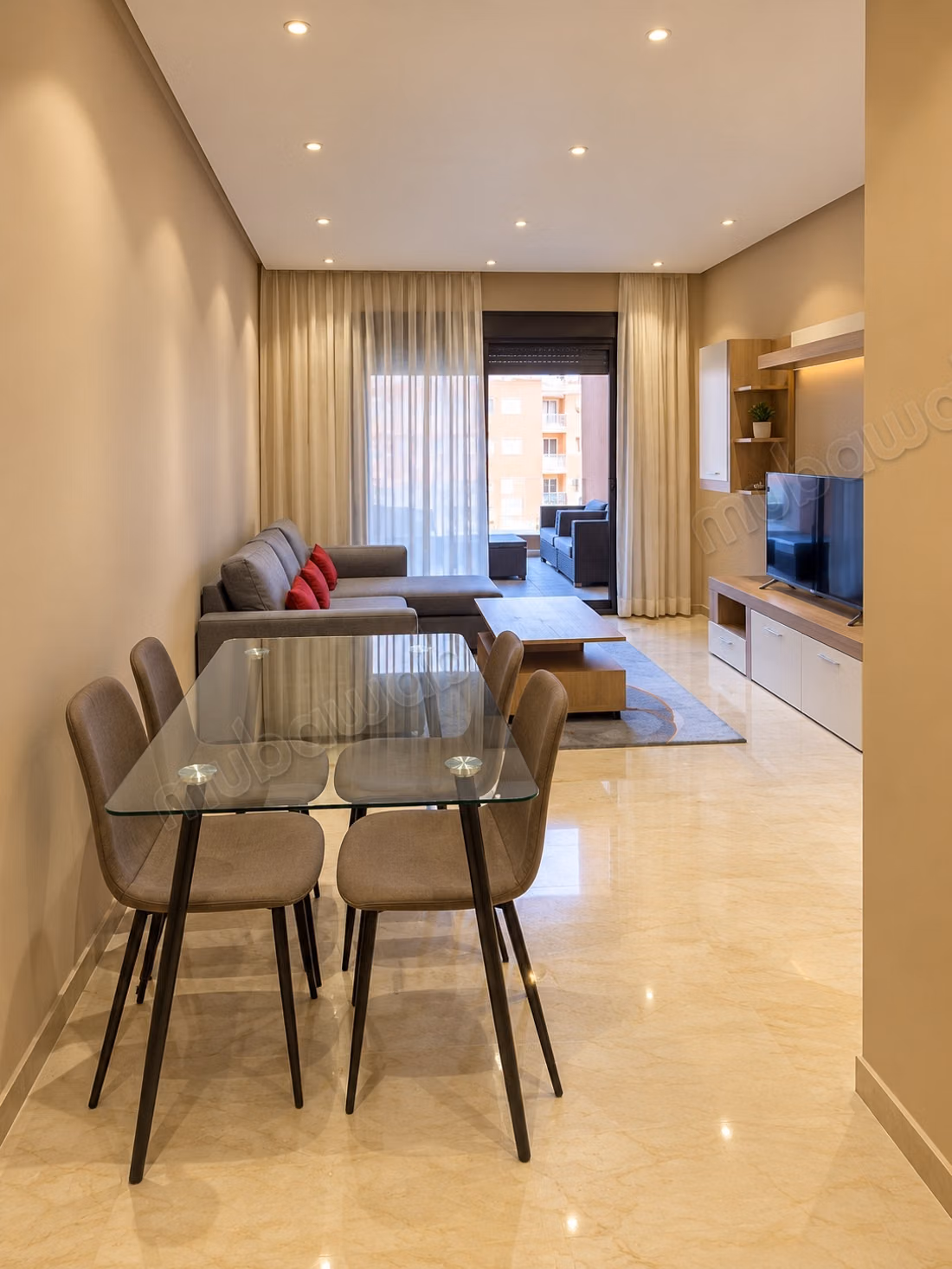 Bel appartement lumineux de 99m2 à Marrakech