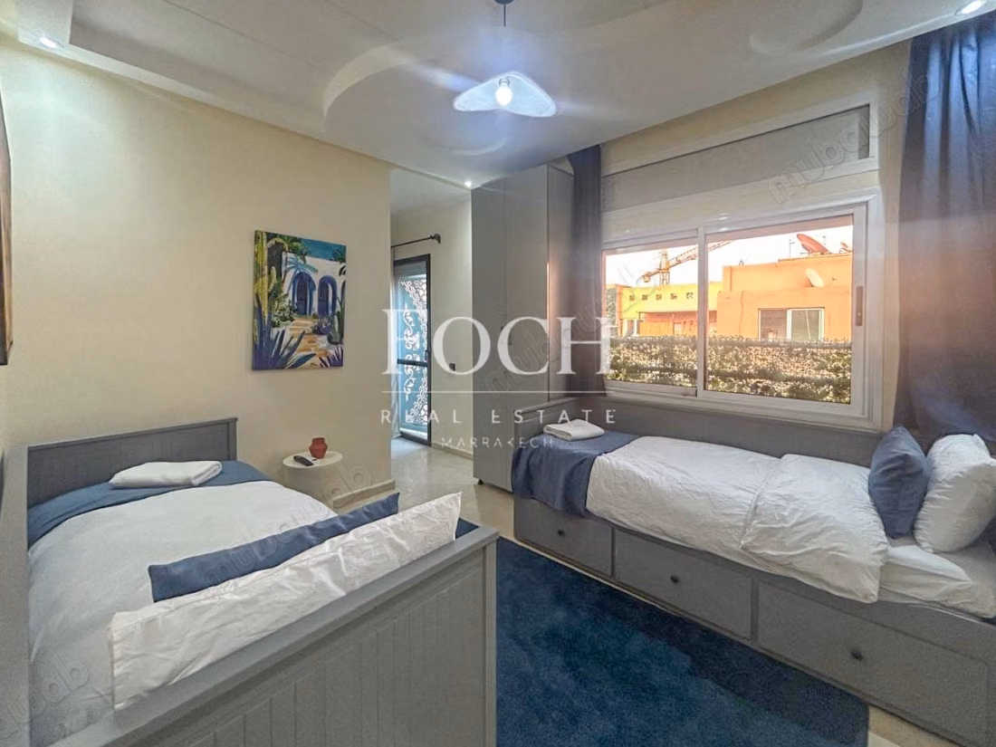 Bright apartment for rent in Gueliz