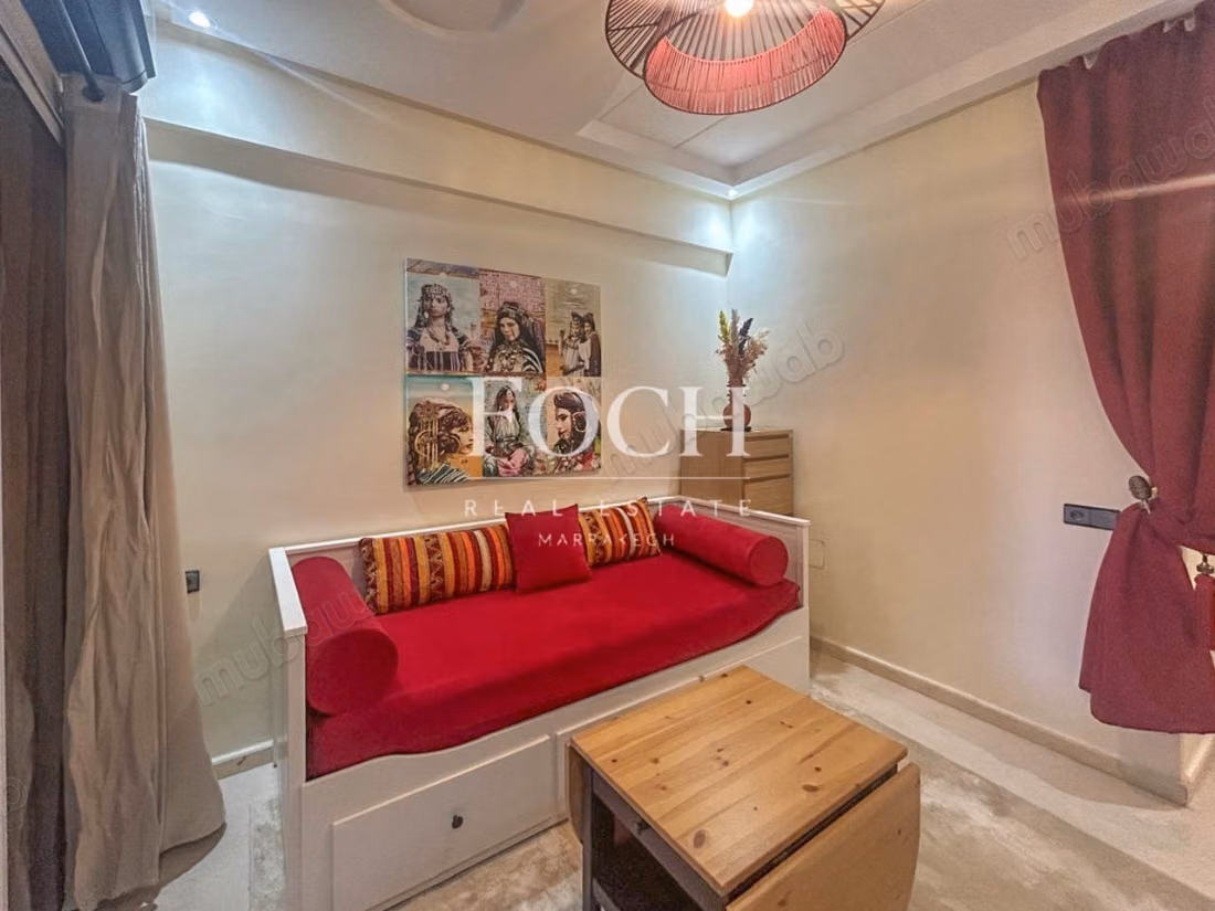 Bright apartment for rent in Gueliz