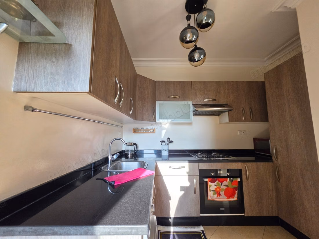2 Bedroom Apartment Without Overlook, Burgundy