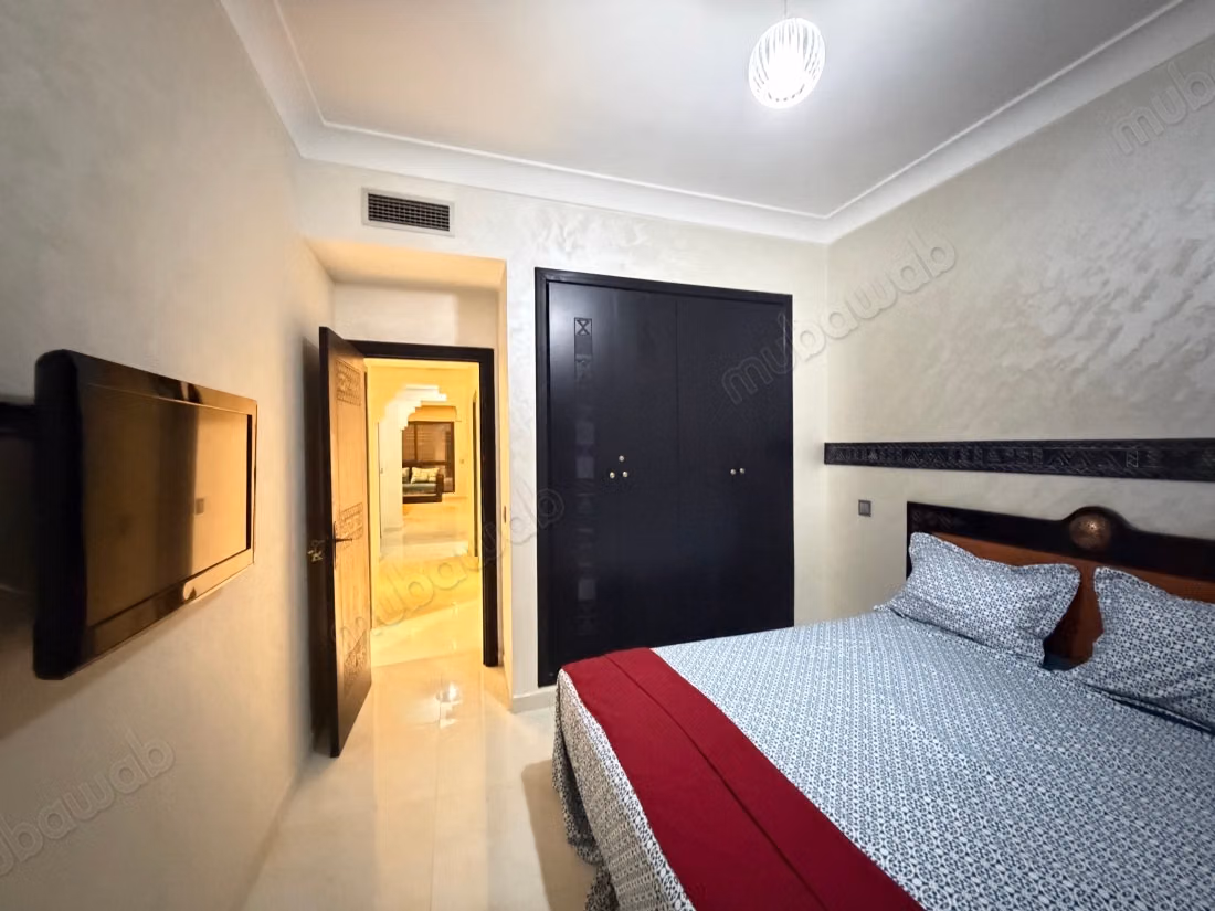 Bel appartement 107 m² à louer meublé longue durée à Marrakech Amerchich