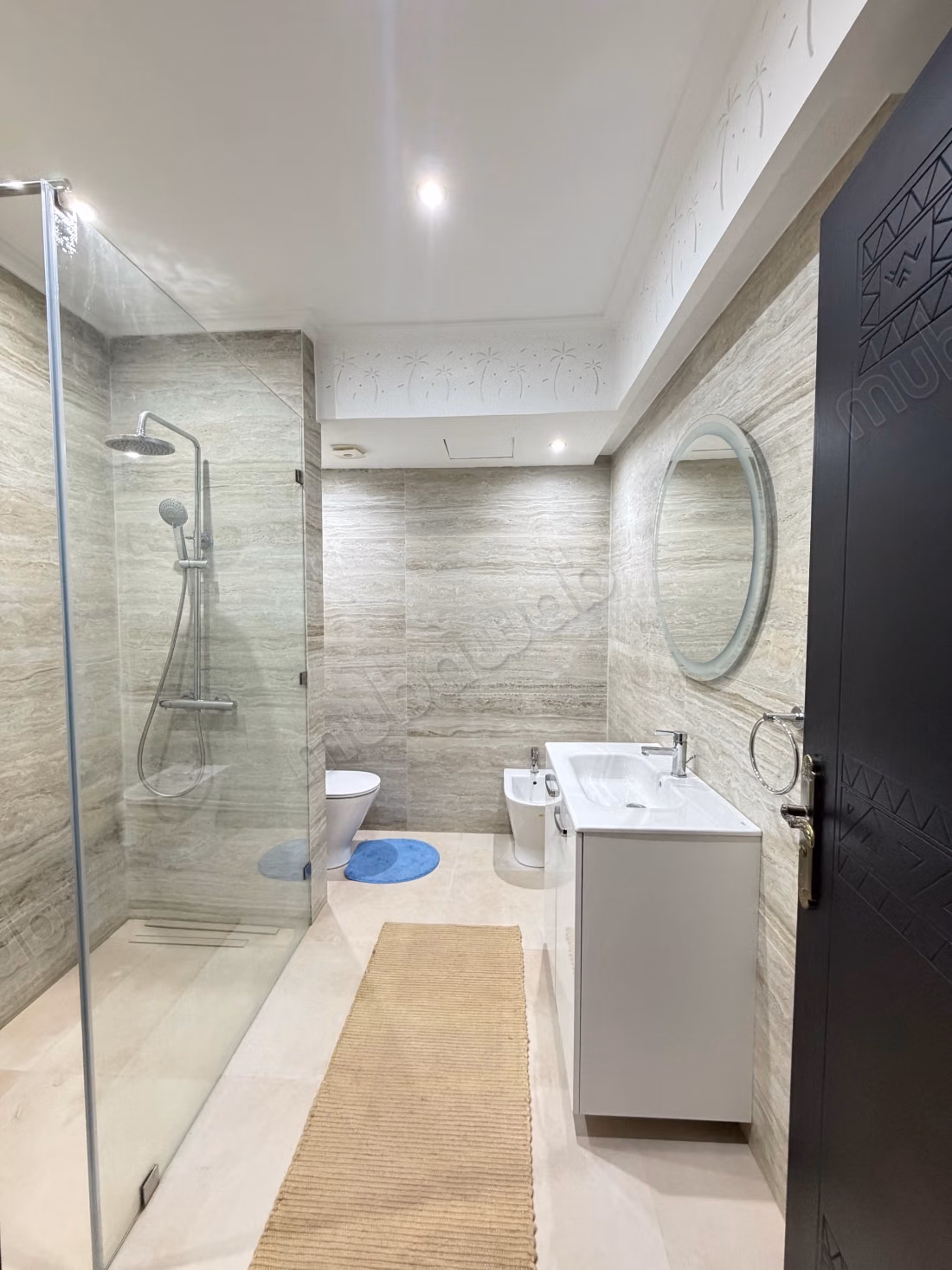 Bel appartement 107 m² à louer meublé longue durée à Marrakech Amerchich