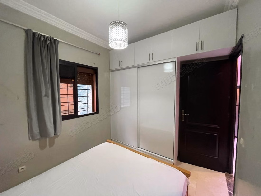 Location jolie appartement meublé à Rez chaussée à abwab Guéliz. 60 mètre