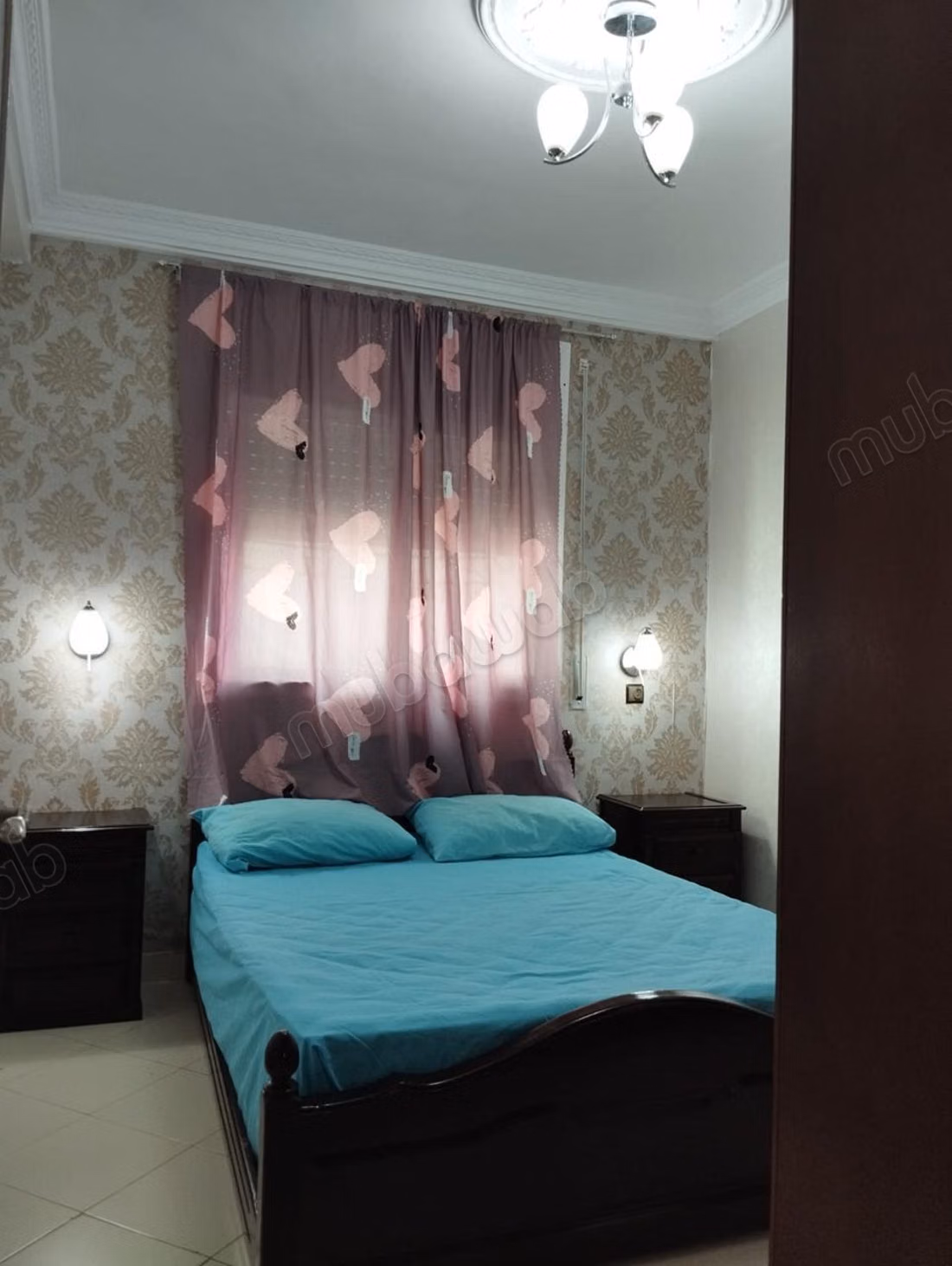 Appartements à louer à Ziaten. 
Surface de 66 m². 
Double vitrage et porte blindée