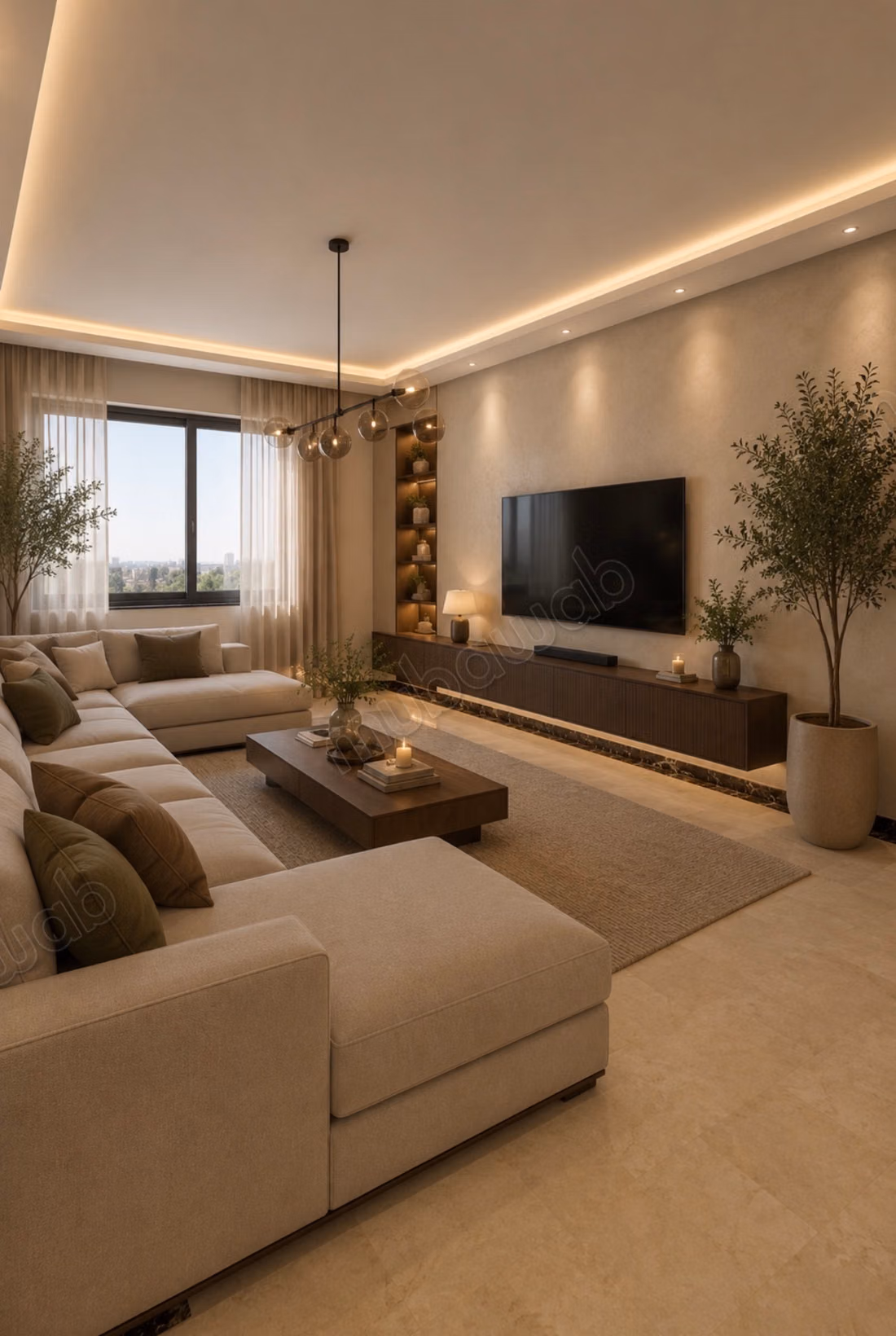 142 m² Apartment with a View of the Greenery