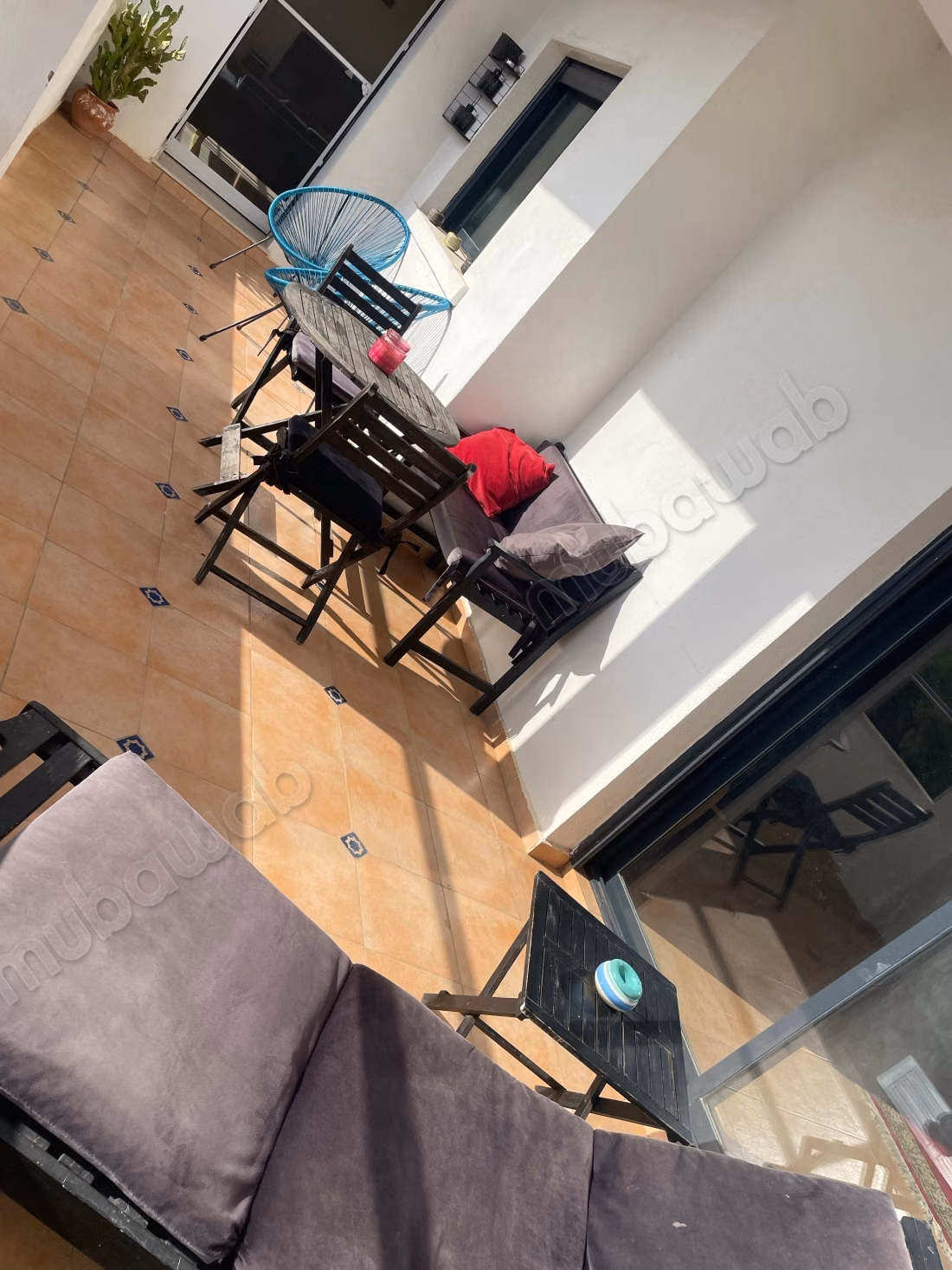 Superbe appartement meublé à louer à Asilah. 2 chambres. Meublé