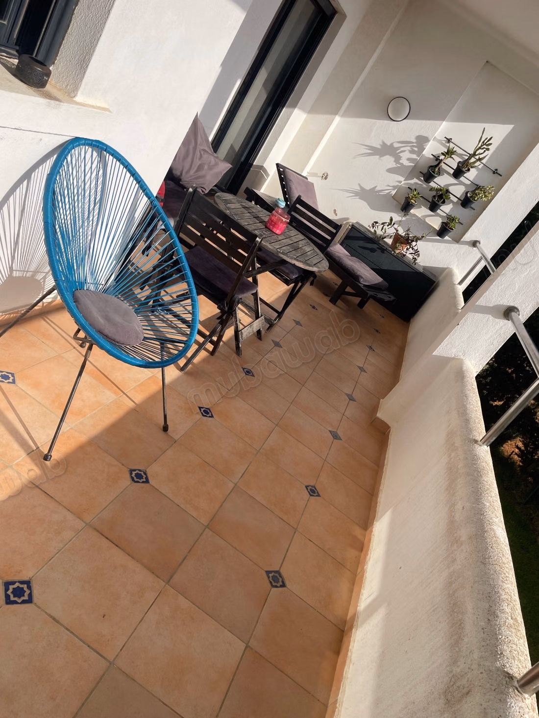Superbe appartement meublé à louer à Asilah. 2 chambres. Meublé