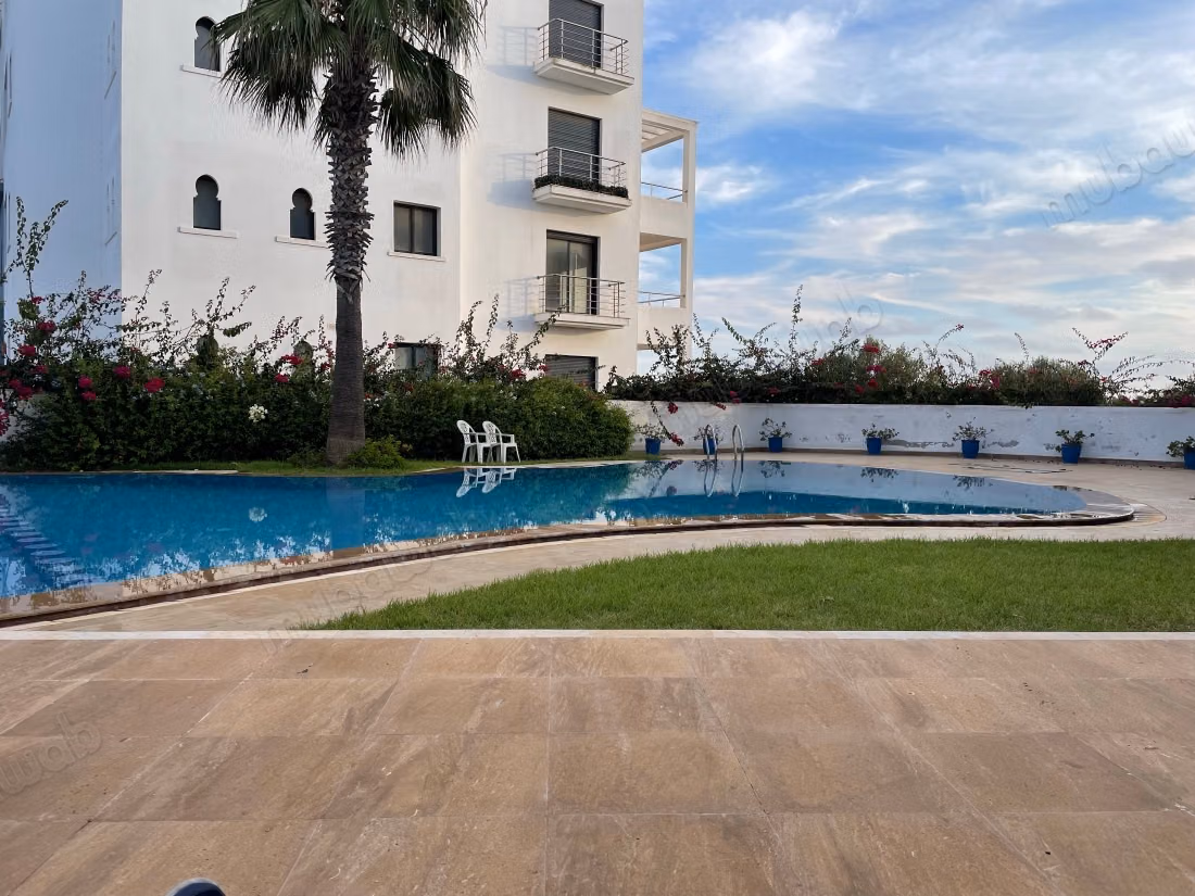 Superbe appartement meublé à louer à Asilah. 2 chambres. Meublé