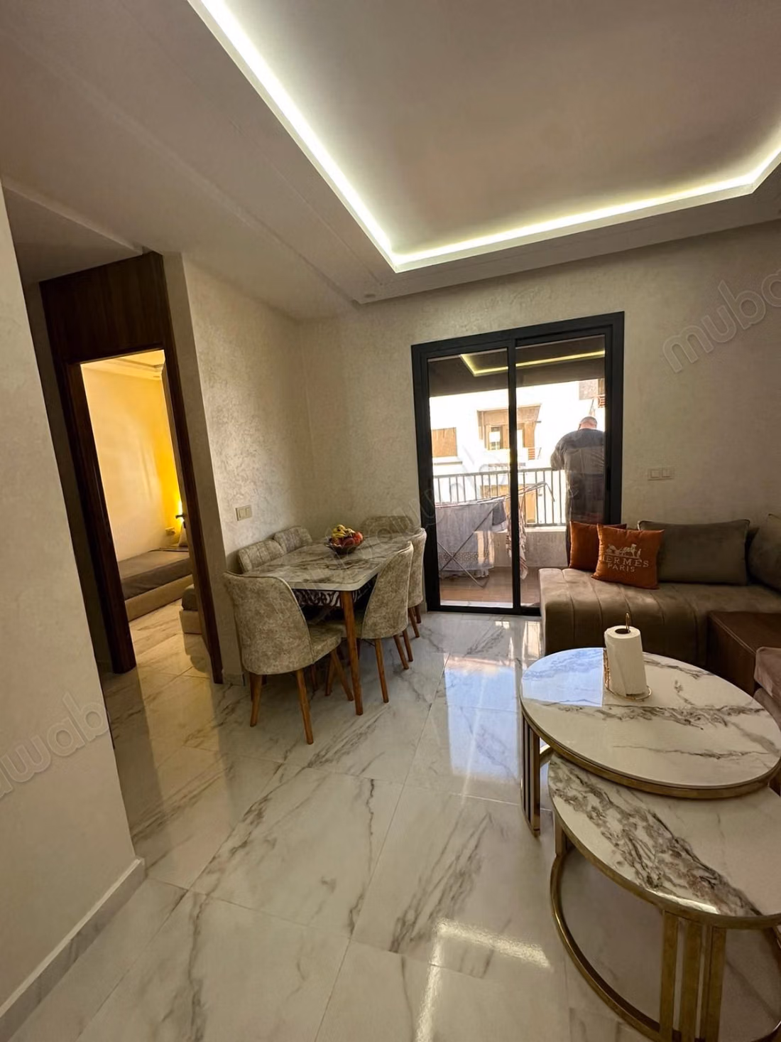 À vendre : Appartement à Asilah. 2 grandes pièces. Avec ascenseur et espace vert