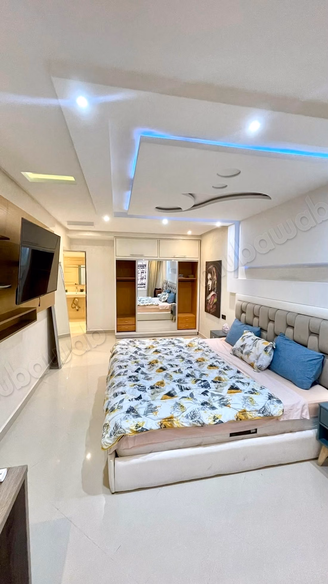 Bel appartement haut standing meublé avec vue sur mer – Malabata, Tanger