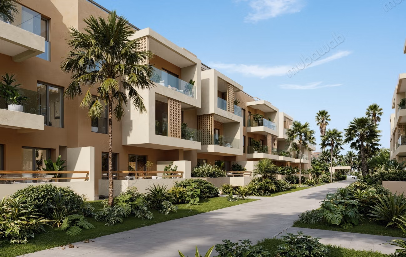 Appartement 90m terasse vue sur piscine, Riad garden