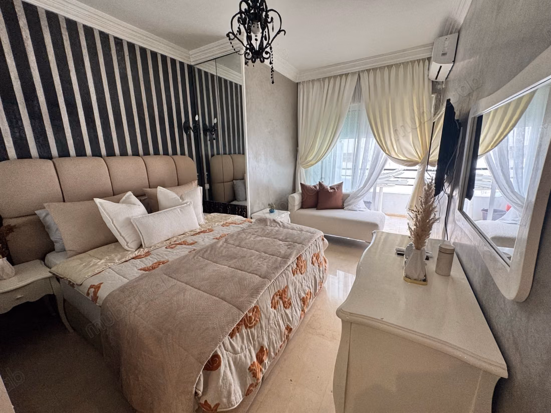For rent large 2 bedroom furnished in the golden triangle