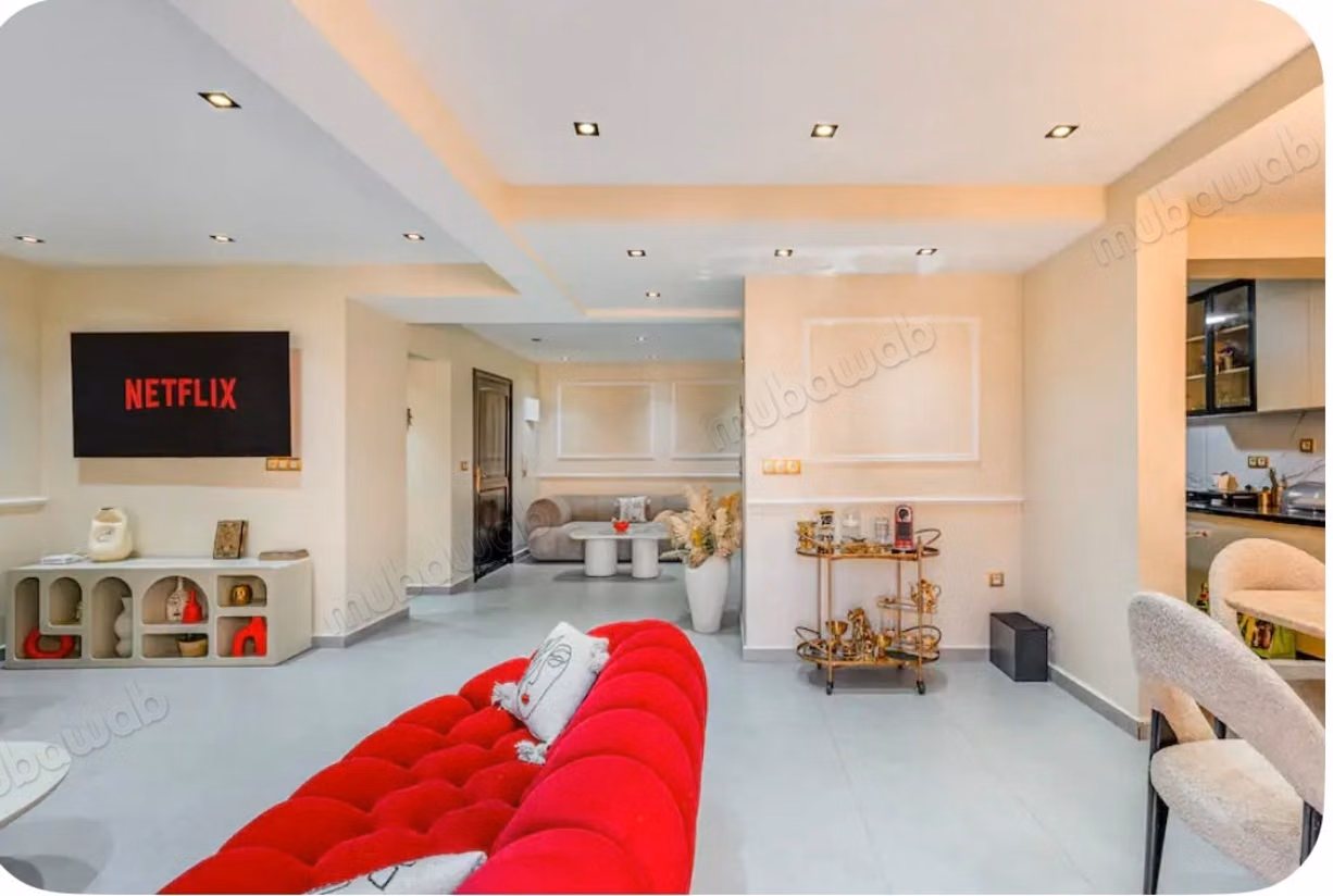 Location d'un joli appartement meublé à Gueliz