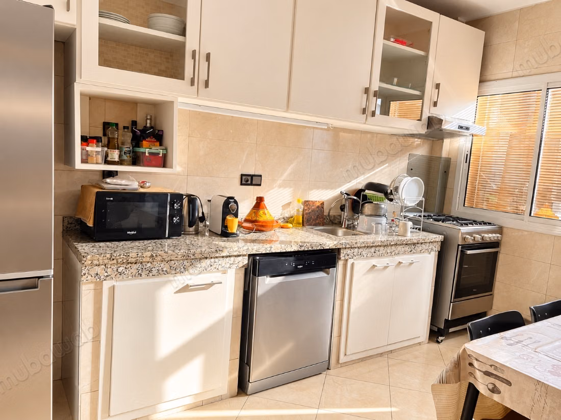 Rental of an apartment in Haut Agdal. 2 pleasant rooms. Furnished