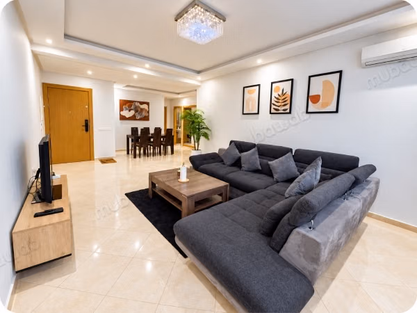 Rental of an apartment in Haut Agdal. 2 pleasant rooms. Furnished