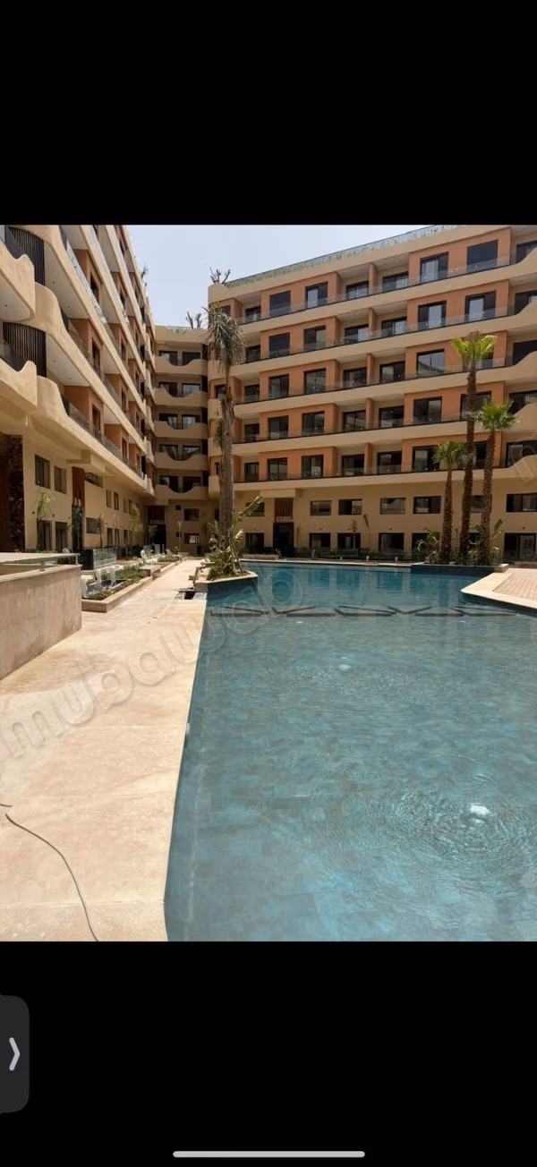 Excelente apartamento en alquiler en Gueliz. 2 habitaciones. Piscina y aire acondicionado