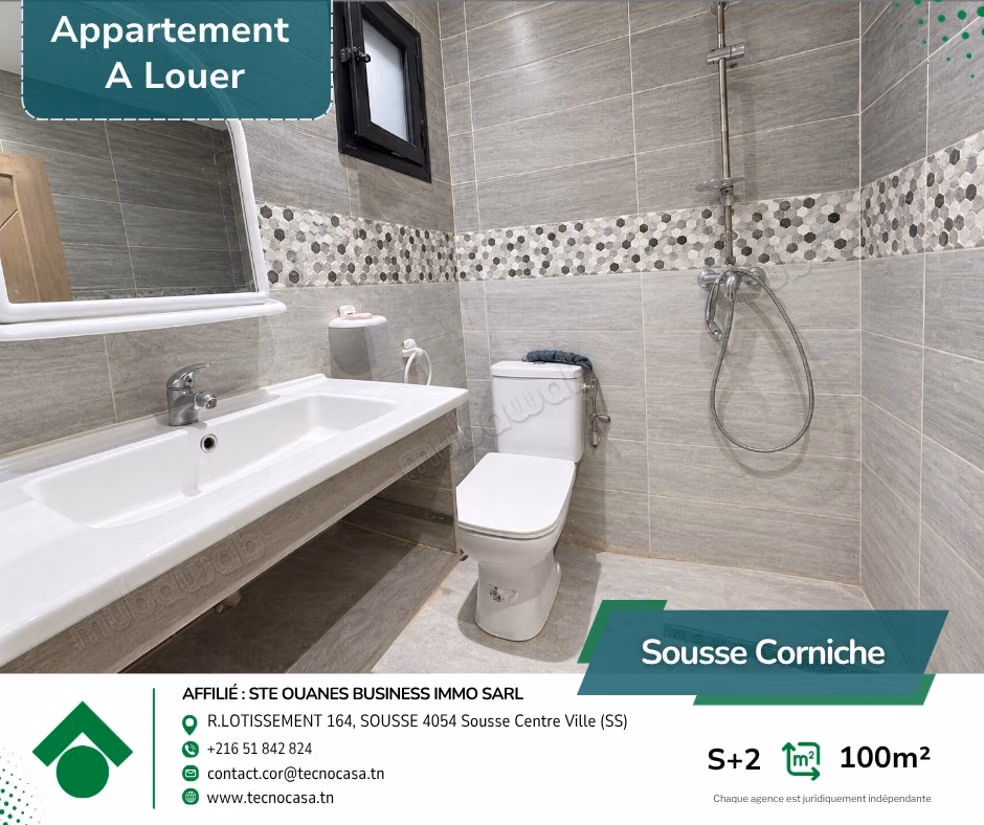 A Louer un appartement s2 meublé