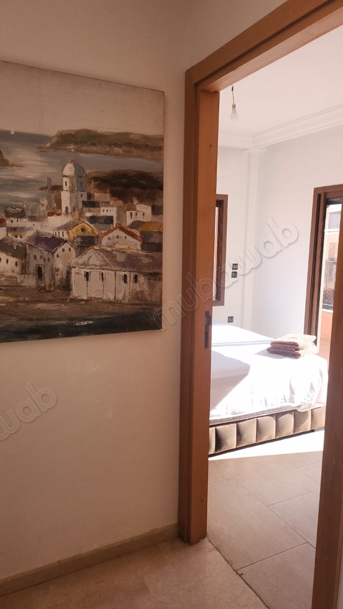 Très bel appartement en location à Guéliz. 
Surface totale 70 m². 
Bien meublé