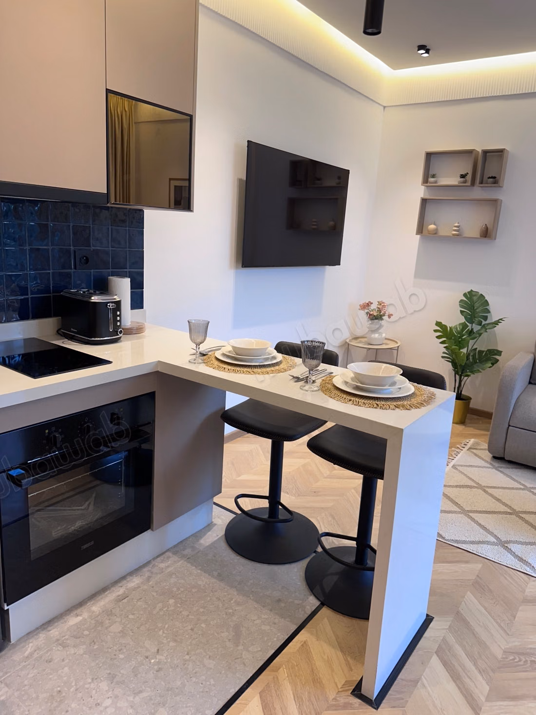 Appartement meublé à louer – Quartier Palmier, Casablanca