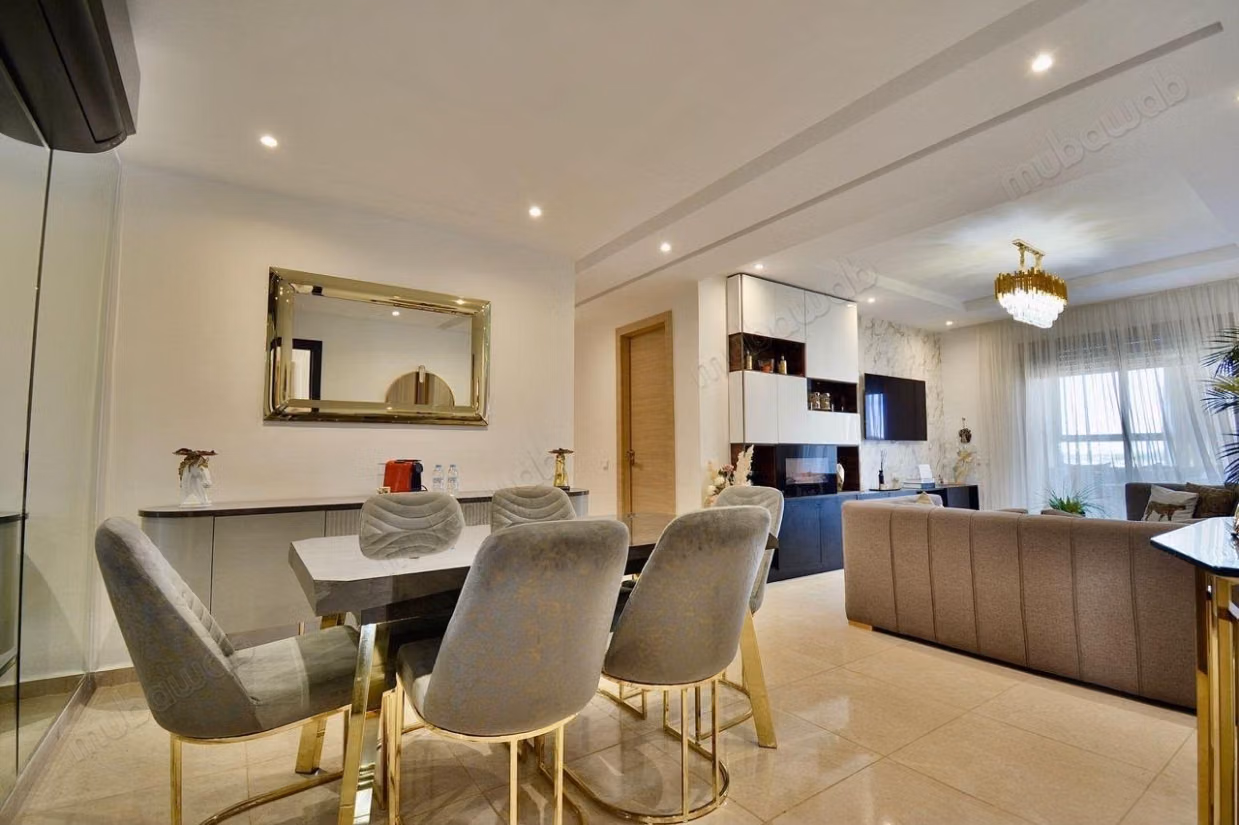 Location d'un appartement à Agdal. Superficie 96 m². Bien meublé