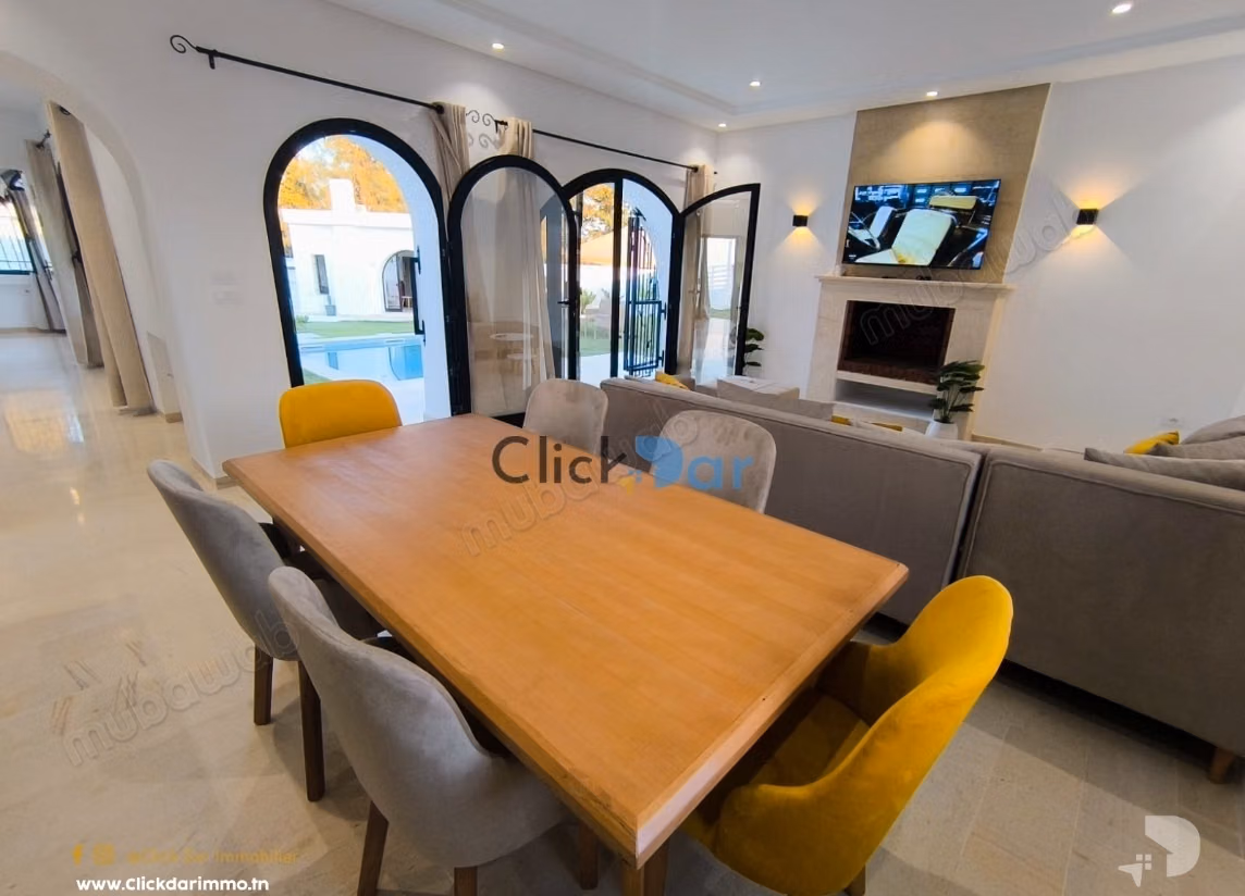 Villa Piscine S3 location annuelle Hammamet
