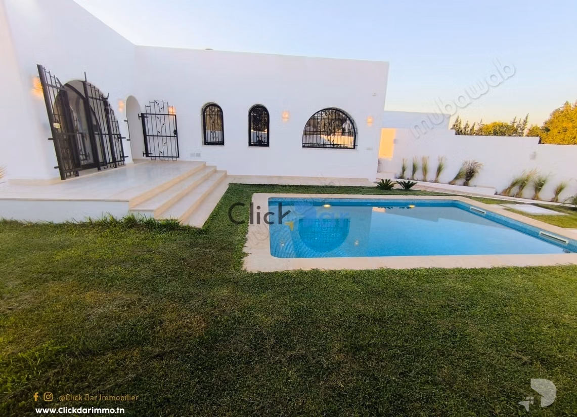 Villa Piscine S3 location annuelle Hammamet