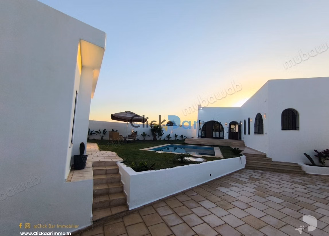 Villa Piscine S3 location annuelle Hammamet