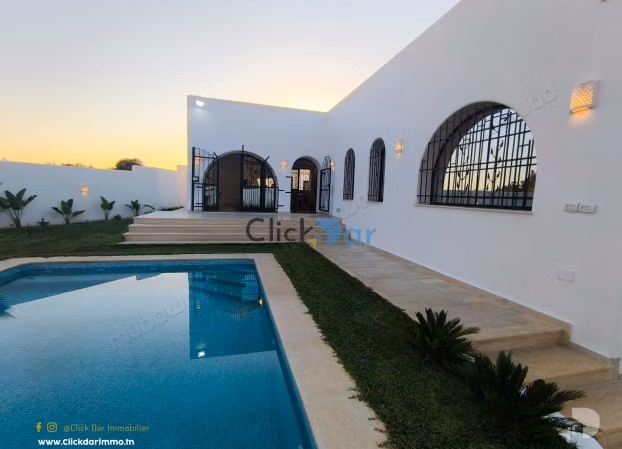 Villa Piscine S3 location annuelle Hammamet