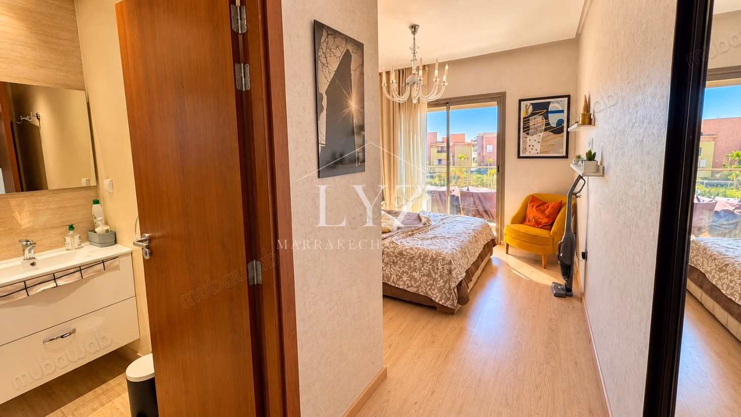 Appartement à louer à Agdal. 3 pièces. Bien meublé