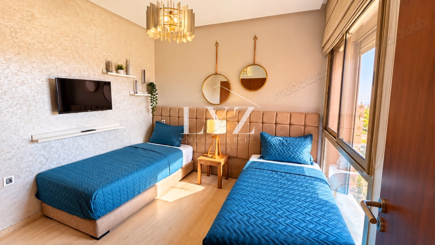 Appartement à louer à Agdal. 3 pièces. Bien meublé