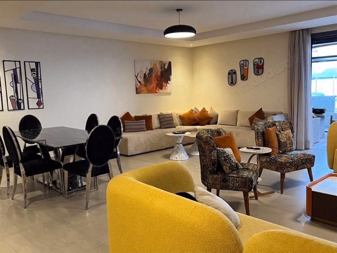 Superbe appartement à louer à Ain Diab 
Marina 3 chambres Meublé