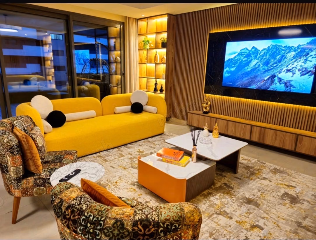 Superbe appartement à louer à Ain Diab 
Marina 3 chambres Meublé