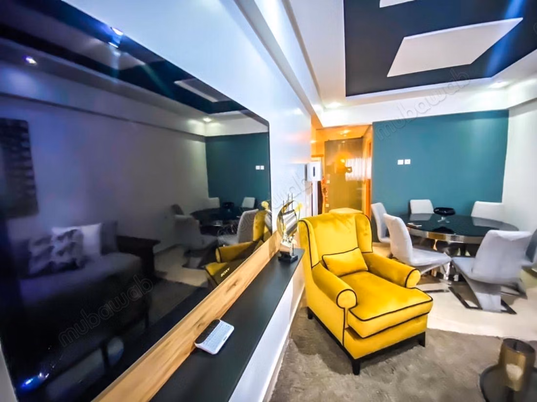 Appartement à louer à Maârif. 
Surface de 95 m². 
Bien meublé