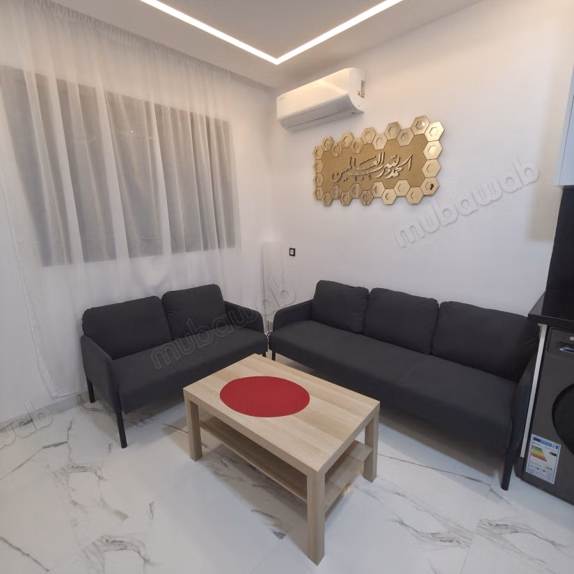 Rental of an apartment in Martil. 2 pleasant rooms. Security door and double glazing system