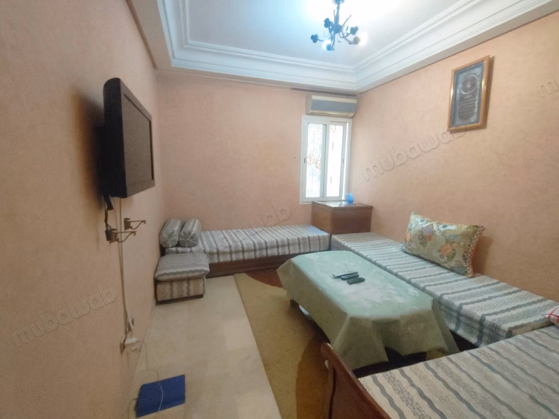 Appartement meublé 90m² 
Hôpitaux TRAM 
7000 Dh