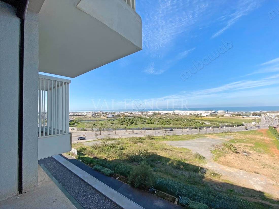 Location appartement 190m2 3chambres avec terrasse vue mer Ain Diab, Casablanca