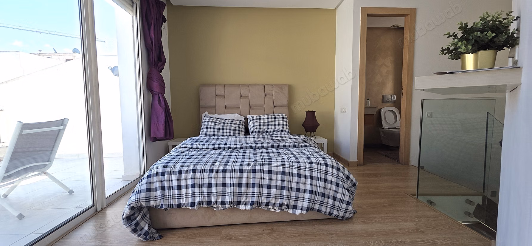 Duplex meublé 65m2 4è étage Terrasses Clim Maarif