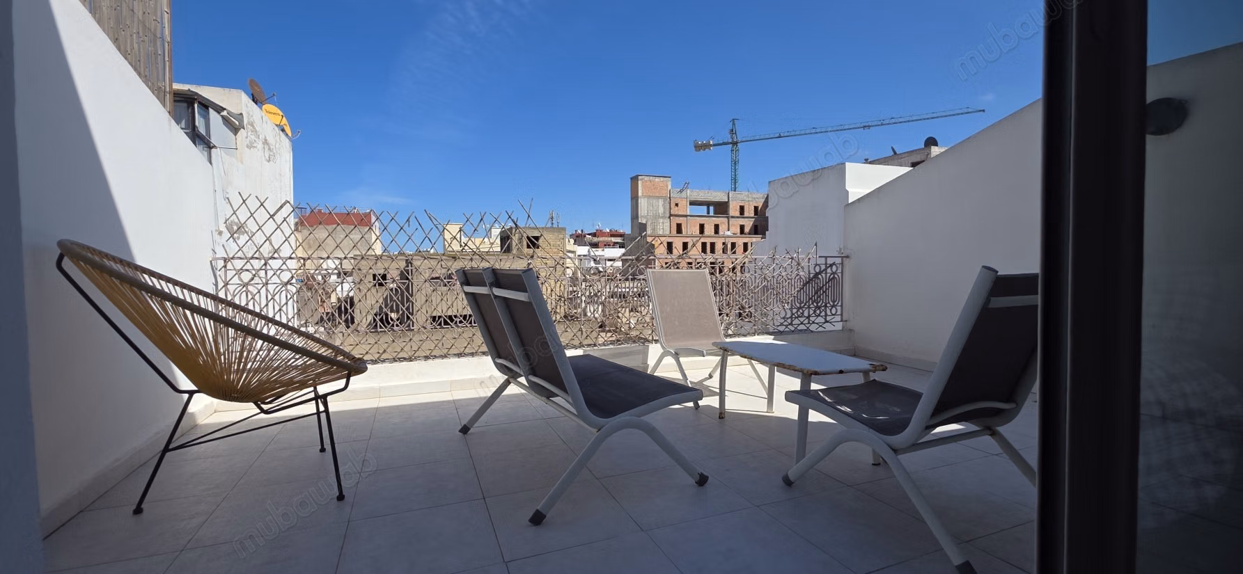 Duplex meublé 65m2 4è étage Terrasses Clim Maarif