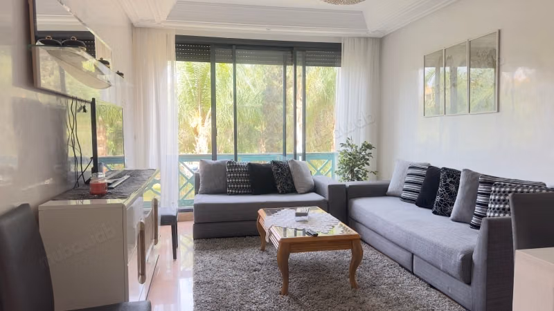 Encuentra un apartamento en alquiler en Route Amizmiz. 2 hermosas habitaciones. Amueblado