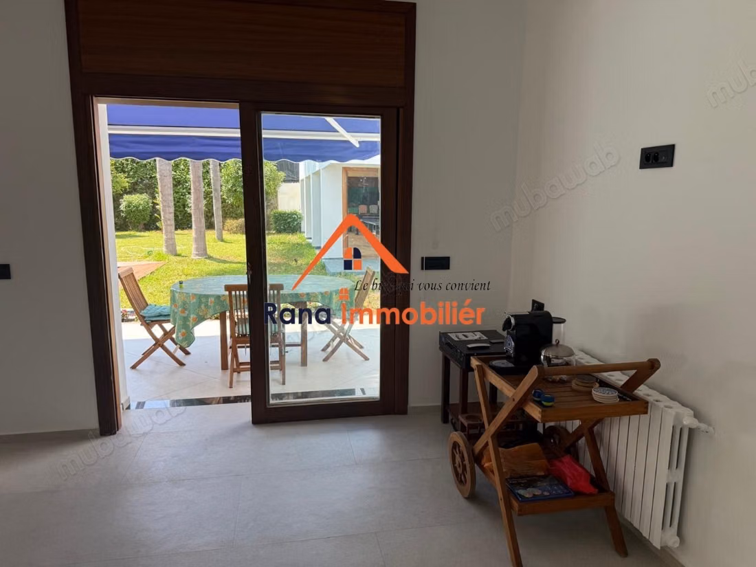 Villa meublée à louer sur Souissi