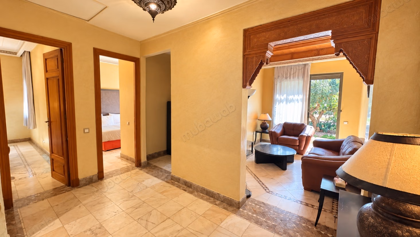 Marrakech the Palmeraie for sale apartment on the ground floor 107 m²