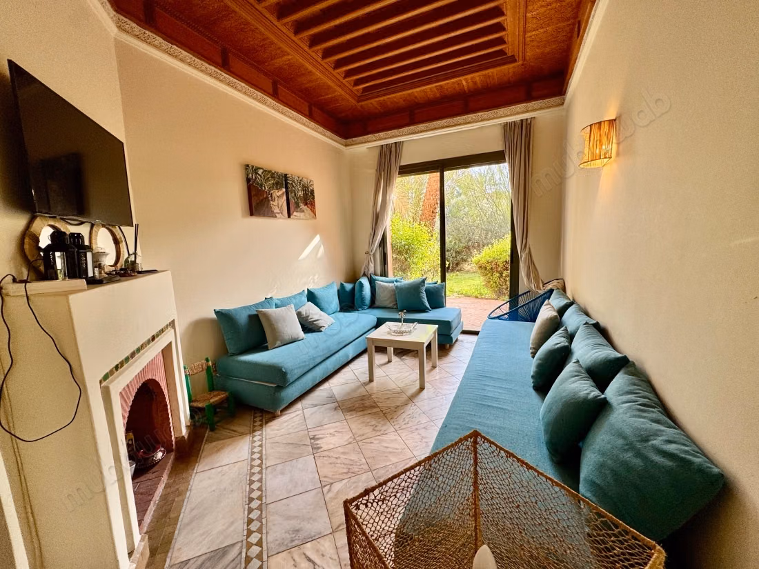 Palmeraie: Appartement 2 chambres avec jardin